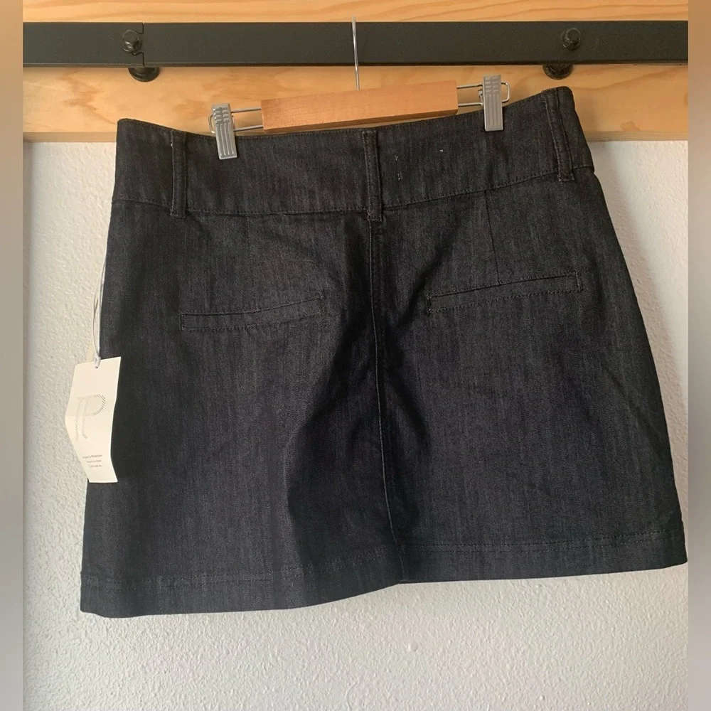 NWT Anthropologie Pilcro Button-Front Denim Mini Skirt, Size 14 - Picture 7 of 7